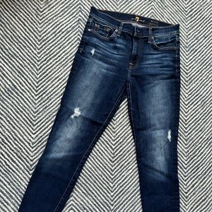 7 for all mankind, size 28 jeans